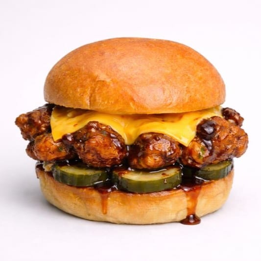 Soy Garlic Burger.