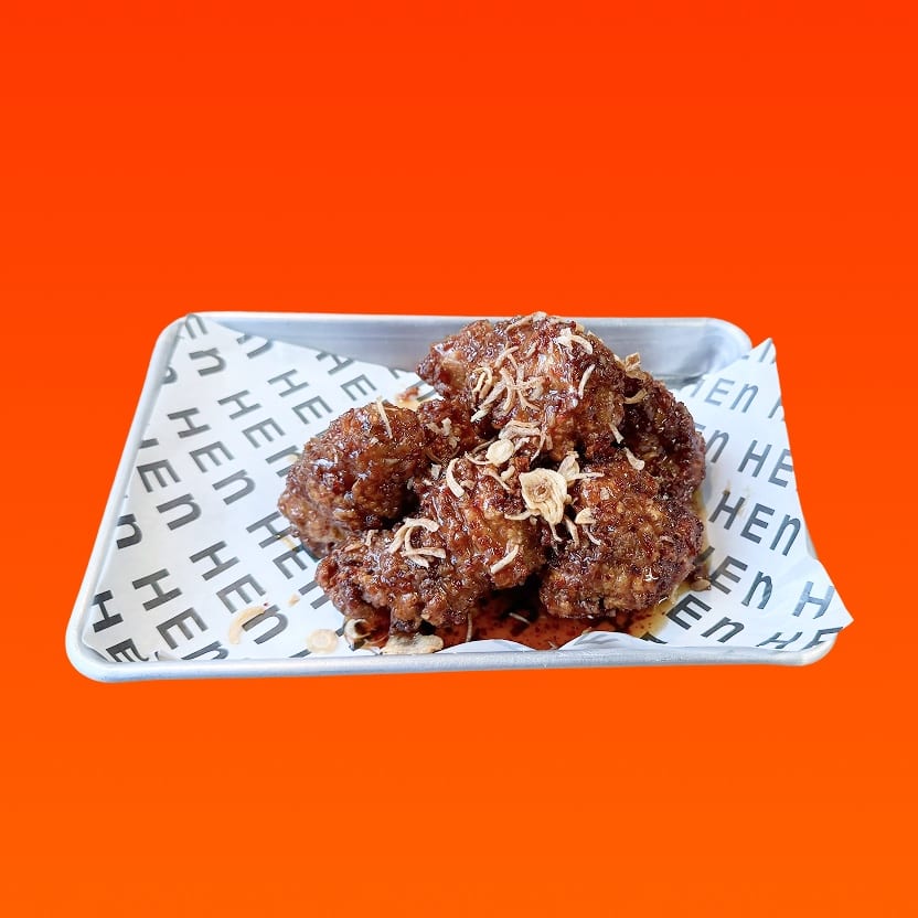 Soy Garlic Wings (Halal).