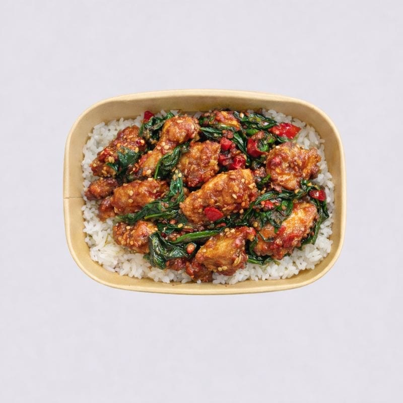 Krapow Gai Krob.